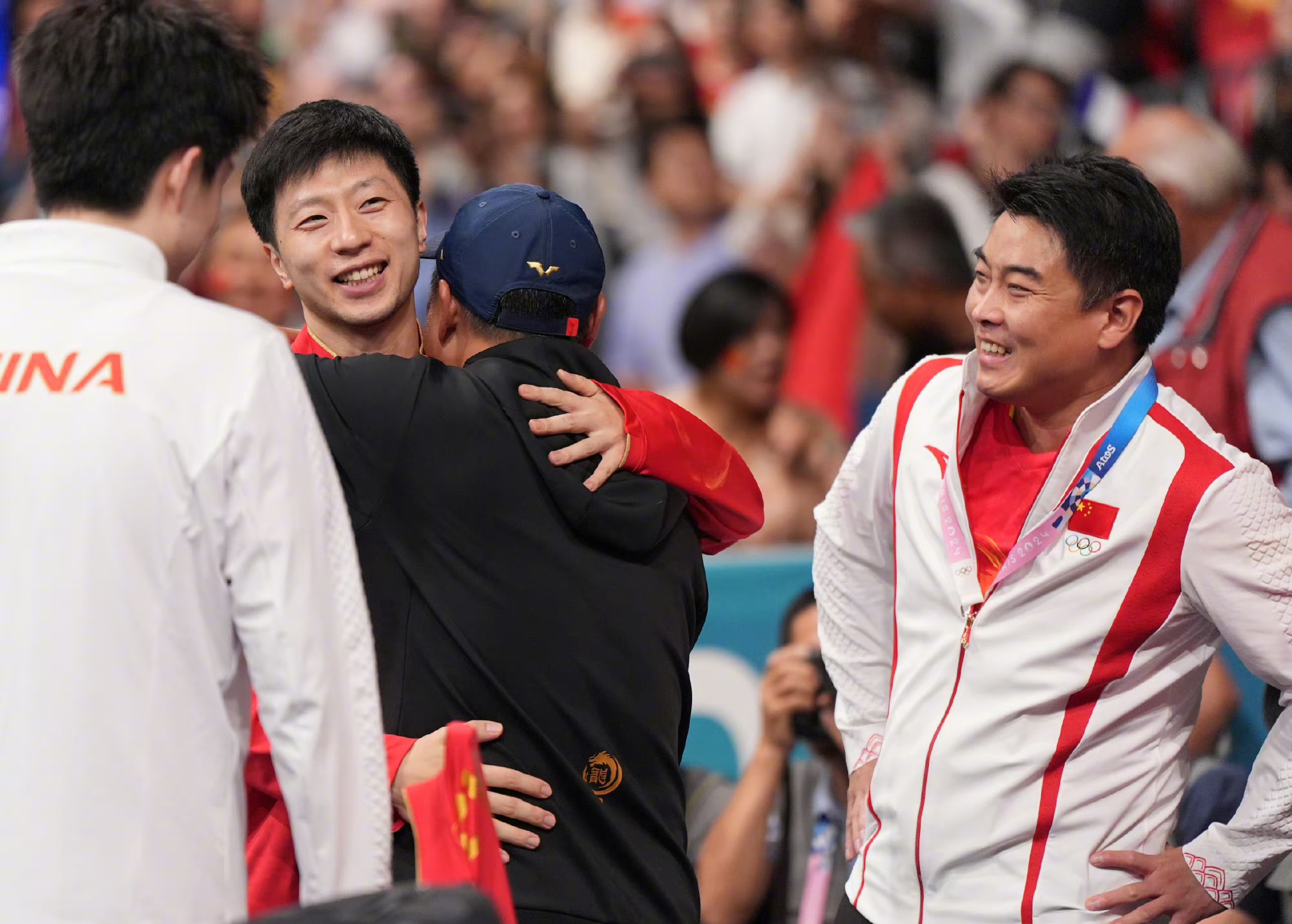 中国队翻盘德国队，马龙扛起全队